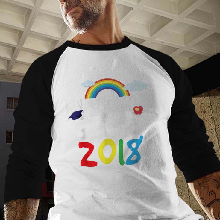Kindergarten Graduation 2018 Last Day Of School Baseball Raglan Shirt