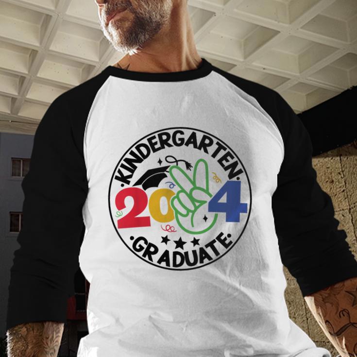 Kindergarten Graduation 2024 Graduate Last Day Of School Baseball Raglan Shirt