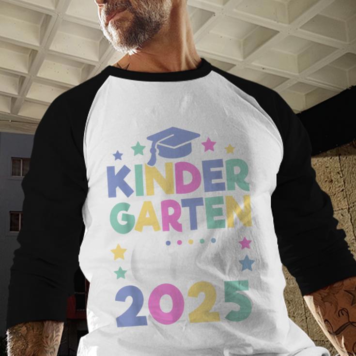 Kindergarten Graduation Kindergarten Grad Kid Girl Boy 2025 Baseball Raglan Shirt