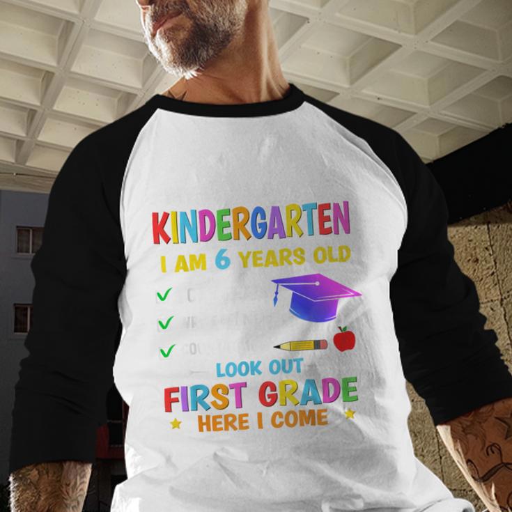 Last Days Of Kindergarten Graduation 2025 Graduate Boys Girl Baseball Raglan Shirt