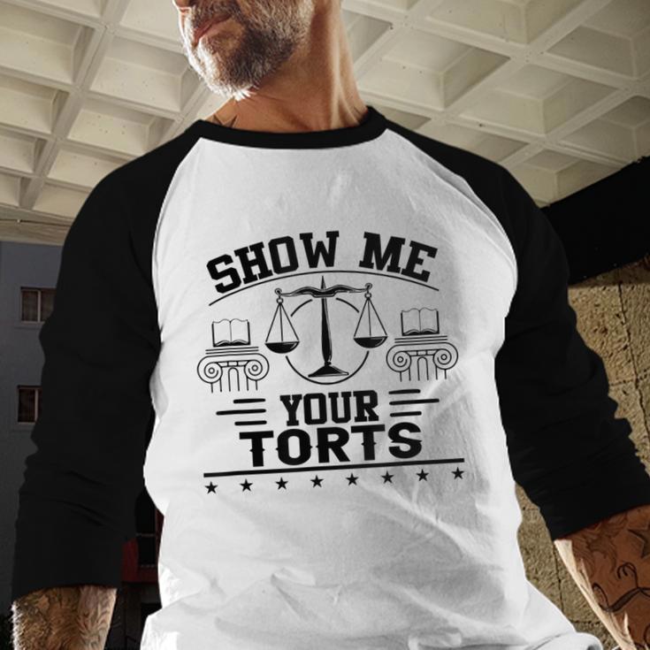 Law School Graduation Bar Exam Baseball Raglan Shirt