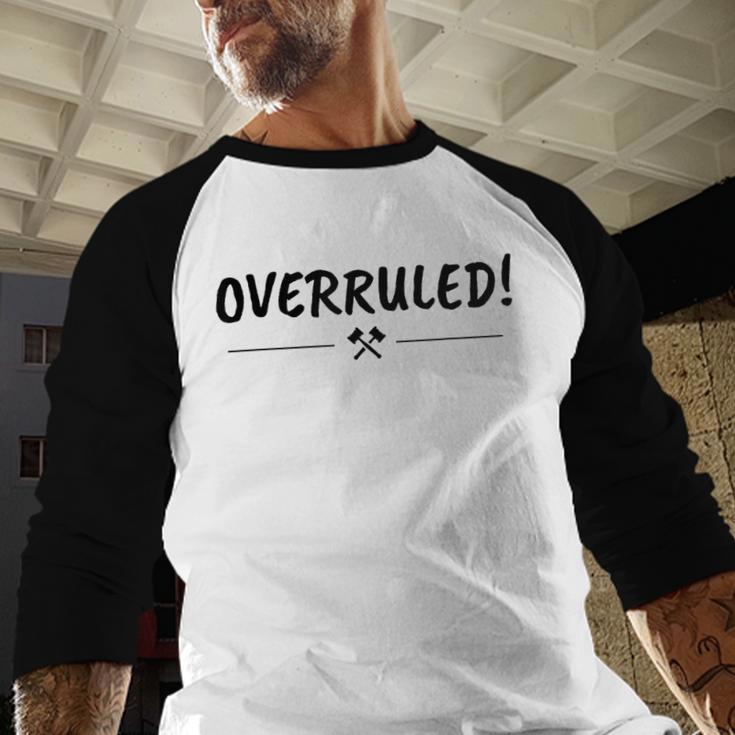 Law School Graduation Overruled T-Shirt Baseball Raglan Shirt