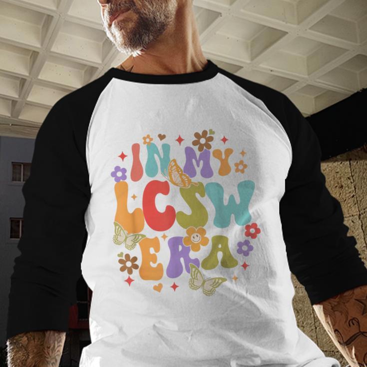 LCSW Grad Social Worker Graduation In My LCSW Era Baseball Raglan Shirt