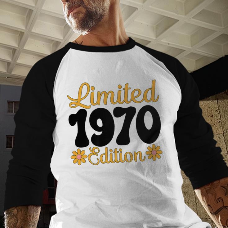 Limited 1970 Edition Retro Vintage 70s Nostalgia Premium Baseball Raglan Shirt