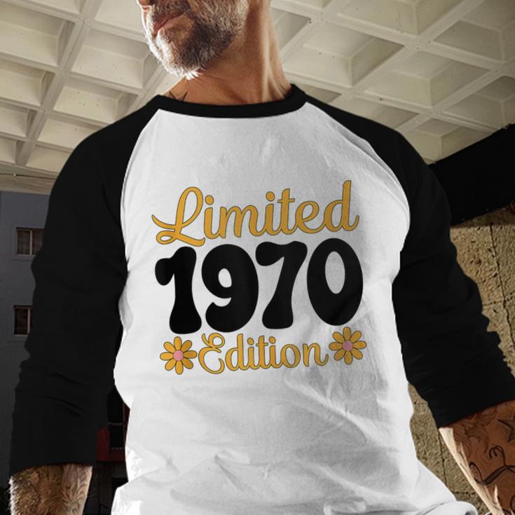 Limited 1970 Edition Retro Vintage 70s Nostalgia Baseball Raglan Shirt Limited 1970 Edition Retro Vintage 70s Nostalgia Baseball Raglan Shirt
