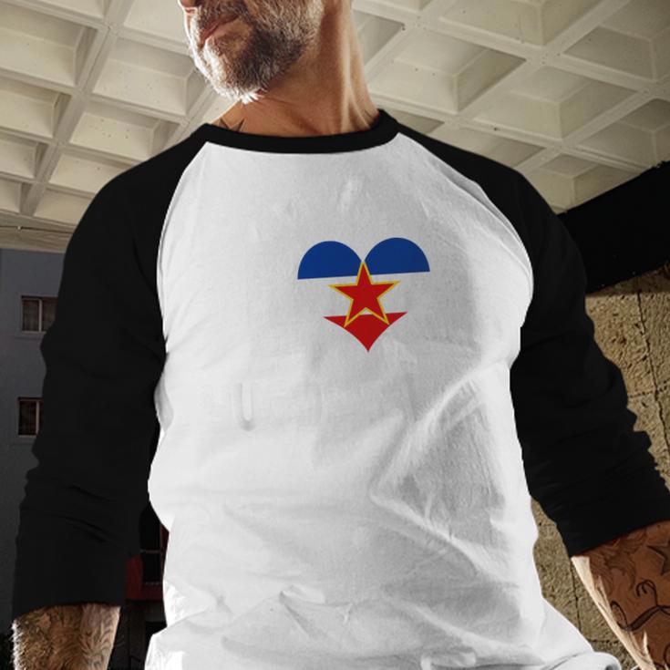 I Love Yugoslavia Proud Yugoslav Nostalgia Saying Baseball Raglan Shirt I Love Yugoslavia Proud Yugoslav Nostalgia Saying Baseball Raglan Shirt