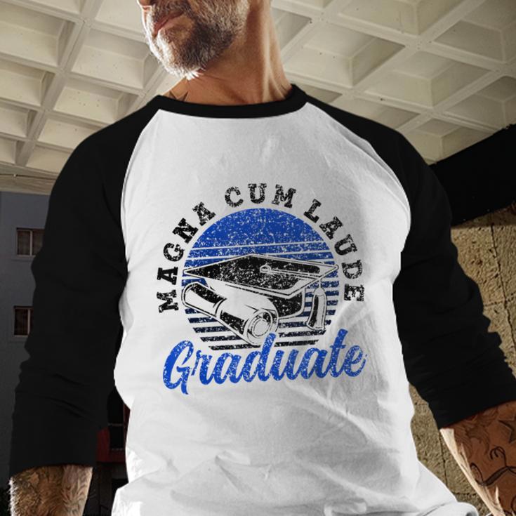 Magna Cum Laude Graduate Graduation Graduates Family Baseball Raglan Shirt
