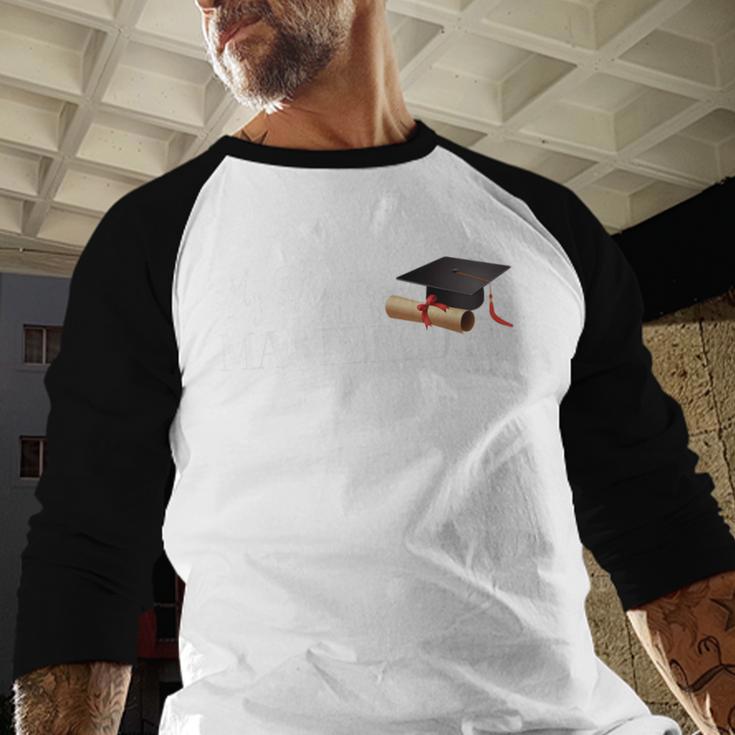 Masters Graduation My Daughter Mastered It T-Shirt Baseball Raglan Shirt