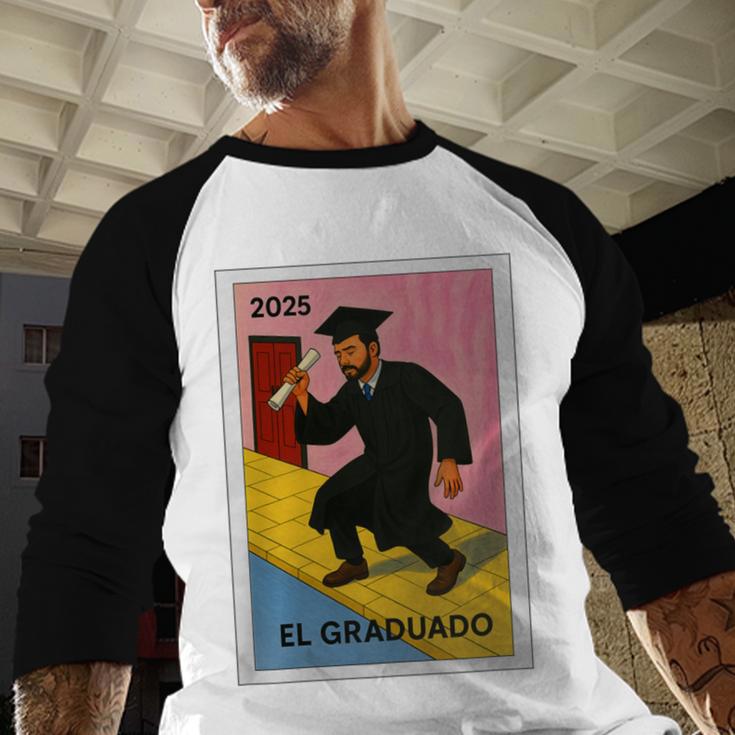 Mexican For Graduation 2025 El Graduado Premium Tri-Blend Baseball Raglan Shirt