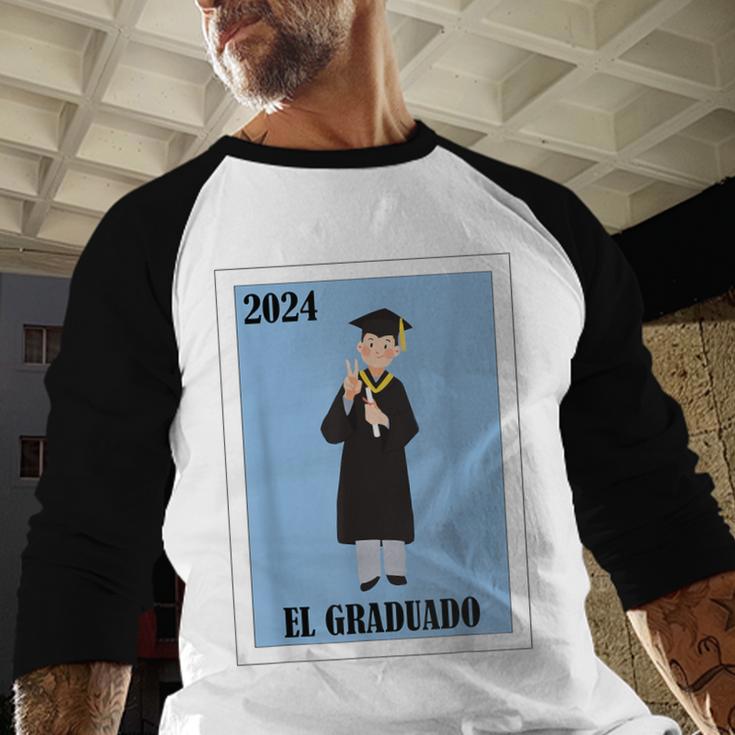 Mexican For Graduation El Graduado 2024 Baseball Raglan Shirt