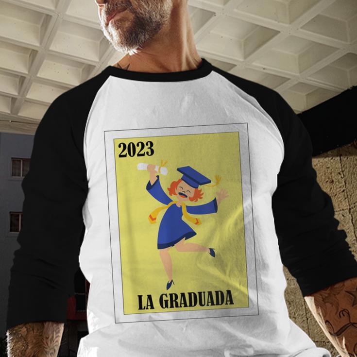 Mexican For Graduation La Graduada 2023 Baseball Raglan Shirt