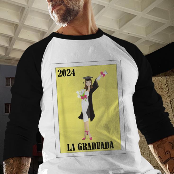 Mexican For Graduation La Graduada 2024 Baseball Raglan Shirt