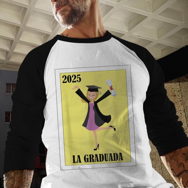 Mexican For Graduation La Graduada 2025 Baseball Raglan Shirt