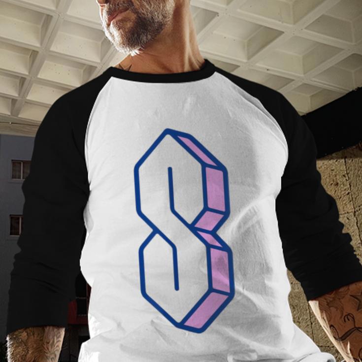 Millenial Nostalgia That S You Drew In Notebooks In School Baseball Raglan Shirt