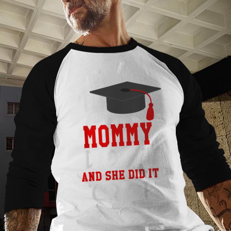 My MOMMY Did It Graduation Shirt Of Kids Nurse Graduation Baseball Raglan Shirt