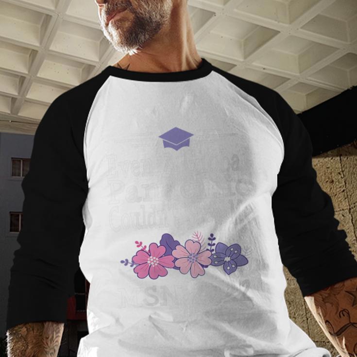MSN Masters Science In Nursing Nurse Graduation 2022 Baseball Raglan Shirt