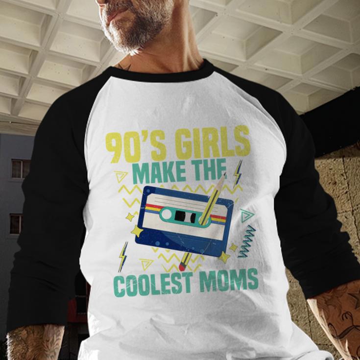 Nineties Girls Make The Coolest Moms Nostalgia 90s Mom Baseball Raglan Shirt