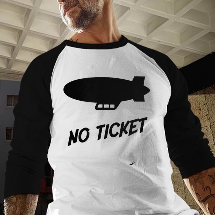 No Ticket Jones 80's Nostalgia Baseball Raglan Shirt