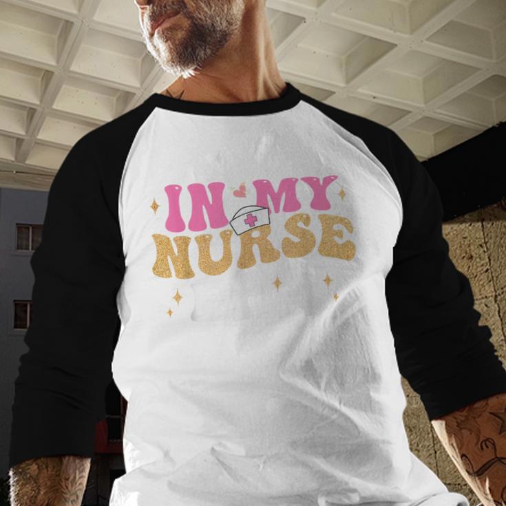 In My Nurse Era Nursing School Graduation Women Baseball Raglan Shirt