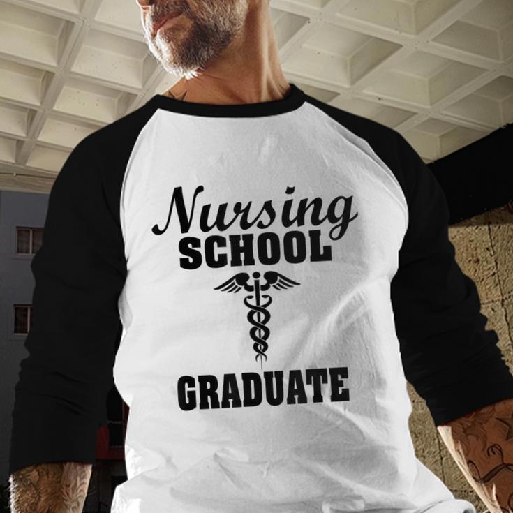 Nursing School Graduate Nurse Graduation Medical T-Shirt Baseball Raglan Shirt