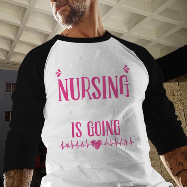 Nursing School Graduate Nurse Graduation Party Baseball Raglan Shirt