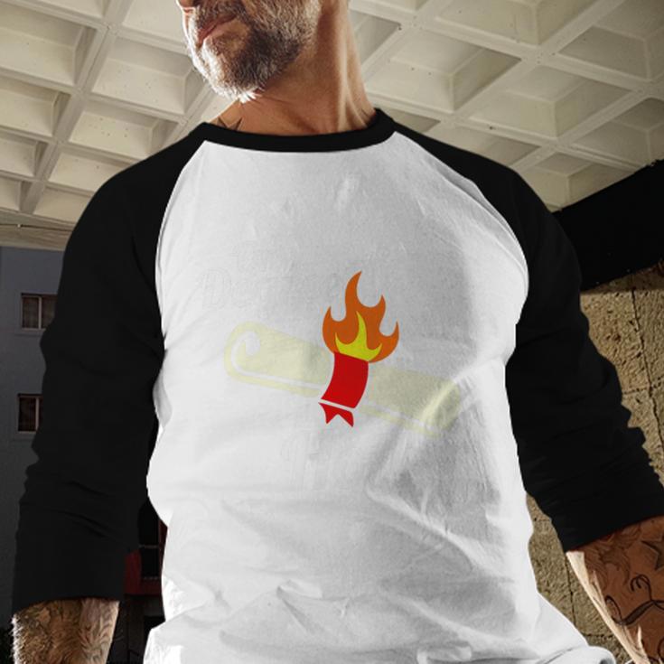 One Degree Hotter GraduationShirt For College Grads Baseball Raglan Shirt