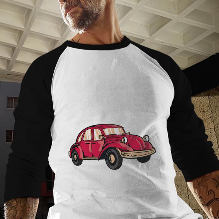 Be Patient With Me I'm From The 1900s Vintage Car Humor Premium Baseball Raglan Shirt