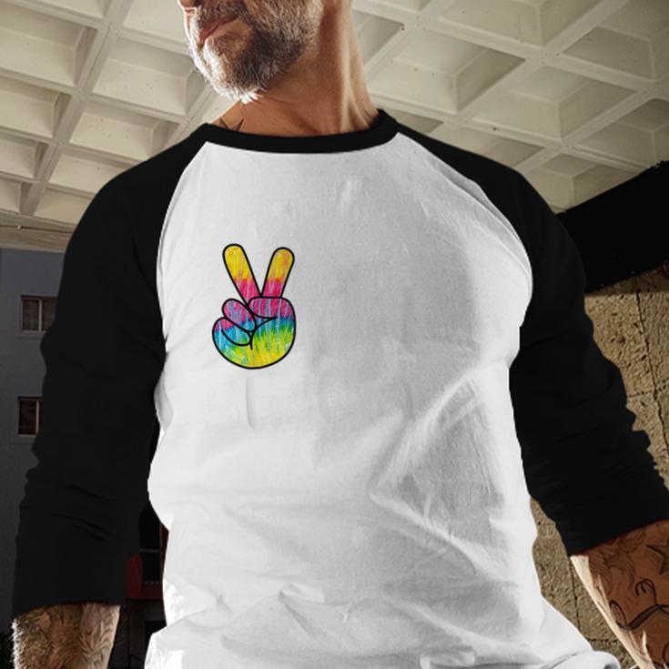 Peace Out 5th Grade Tie Dye Graduation Class Of 2026 Baseball Raglan Shirt