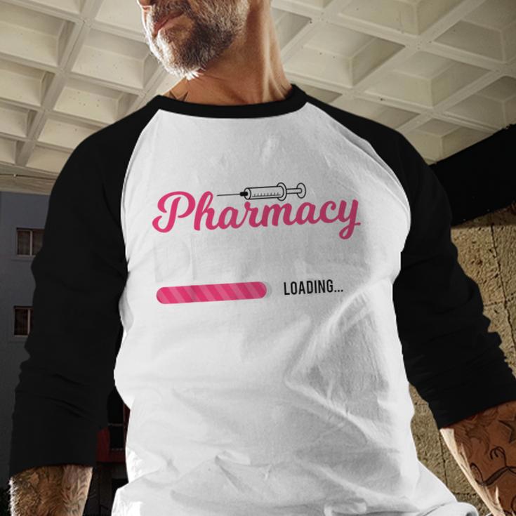 Pharmacy Degree Loading Future Pharmacist Graduation Baseball Raglan Shirt