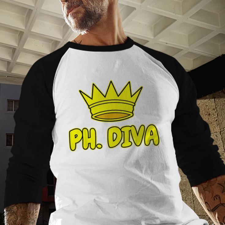 PhD Graduation Ph Diva t Shirt Phdiva Phd t Baseball Raglan Shirt