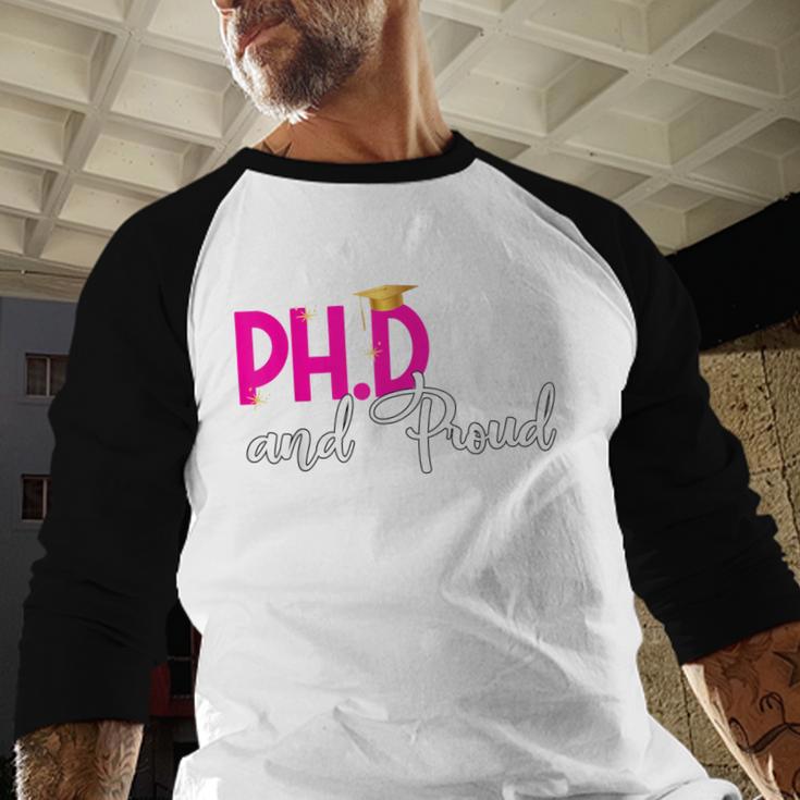PhDiva Graduation Doctorate Student Graduate Baseball Raglan Shirt