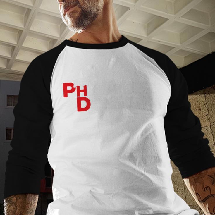 Phinally Done Graduation 2019 Phd Shirt Baseball Raglan Shirt