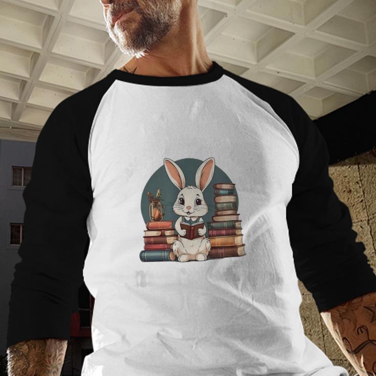 Please Be Patient With Me I'm From The 1900s Bunny 90s Baseball Raglan Shirt