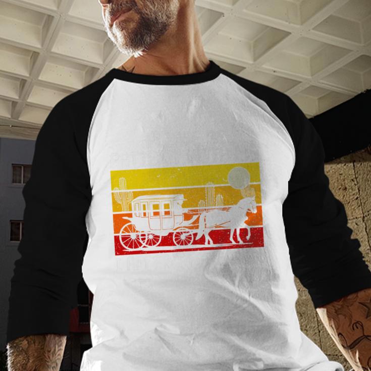 Please Be Patient With Me I'm From The 1900s Vintage Sun Set Premium Baseball Raglan Shirt