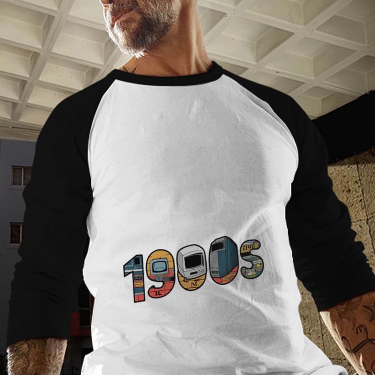 Please Be Patient I'm From The 1900s Vintage Tech Graphic Baseball Raglan Shirt