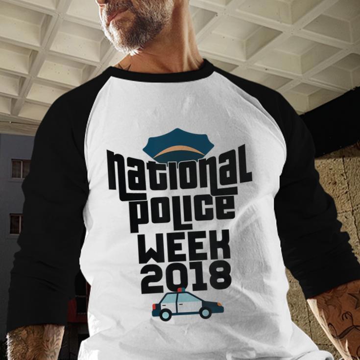 Police Officer National Week T-Shirt Graduation 2018 Baseball Raglan Shirt