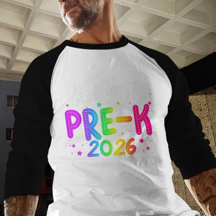 Pre-K Graduation Class Of 2026 Pre-K Graduated 2026 Baseball Raglan Shirt