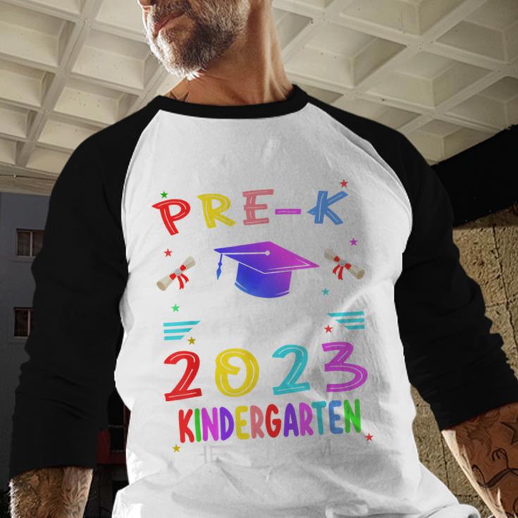 Pre-k Graduation Pre Kindergarten Class Of 2023 Boys Girls Baseball Raglan Shirt