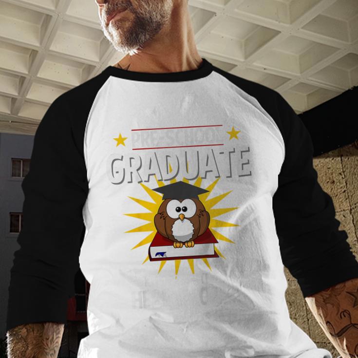 Pre K Graduation Shirt 2019 PreSchool Graduate Toddler Baseball Raglan Shirt