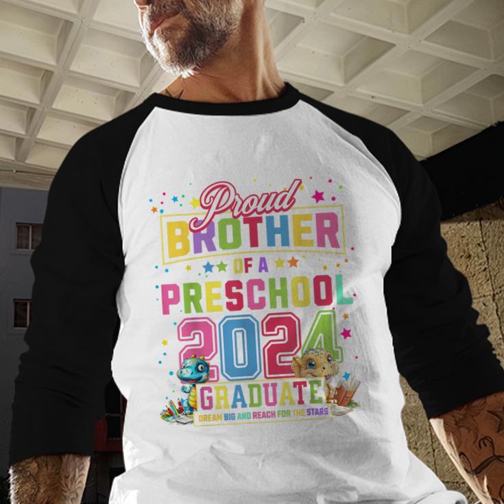 Pre School Graduation Idea Brother & Preschool Graduation Baseball Raglan Shirt
