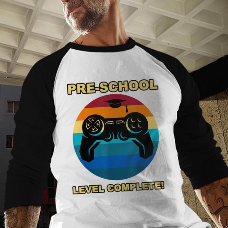 Pre-School Level Complete Graduation Video Gamer PreschoolBaseball Raglan Shirt