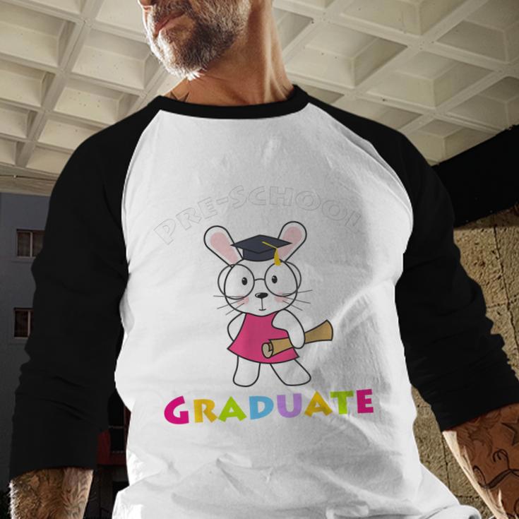 Preschool Graduate KidsShirt Pre-K Graduation Baseball Raglan Shirt