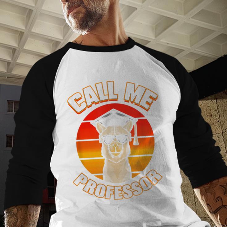 Professor Graduation For PhD Degree Doctor University Baseball Raglan Shirt