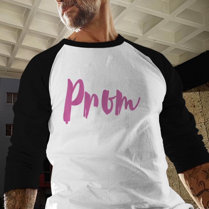 This Is My Prom Dress Shirt Senior Graduation Cute Tee Baseball Raglan Shirt