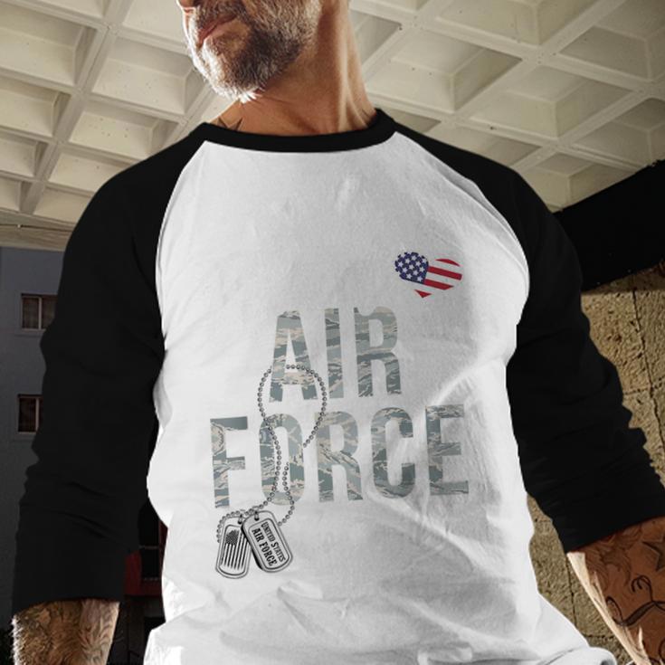 Proud Air Force Godmother US Air Force Graduation Godmother Baseball Raglan Shirt