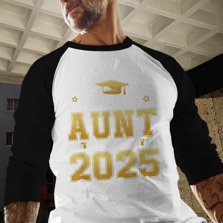Proud Aunt Of a 2025 Graduate Class Of 2025 Graduation Women Baseball Raglan Shirt