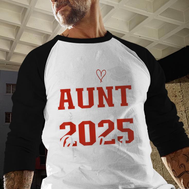 Proud Aunt Of a Class Of 2025 Graduate For Graduation Baseball Raglan Shirt
