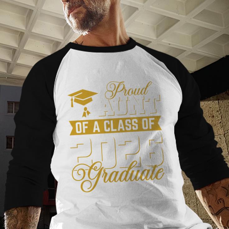 Proud Aunt Of A Class Of 2026 Graduate Senior Graduation 26 Baseball Raglan Shirt