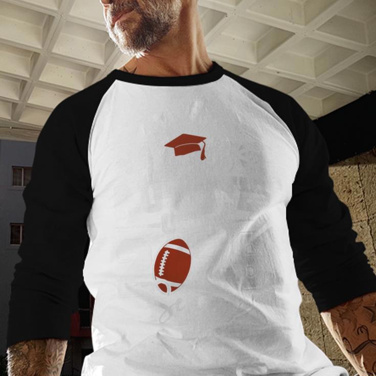 Proud Auntie Of A 2026 Senior Football Graduation Family Baseball Raglan Shirt