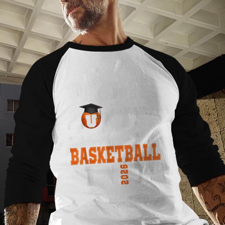 Proud Auntie Of a Basketball Senior 2026 Graduation Gifts Baseball Raglan Shirt